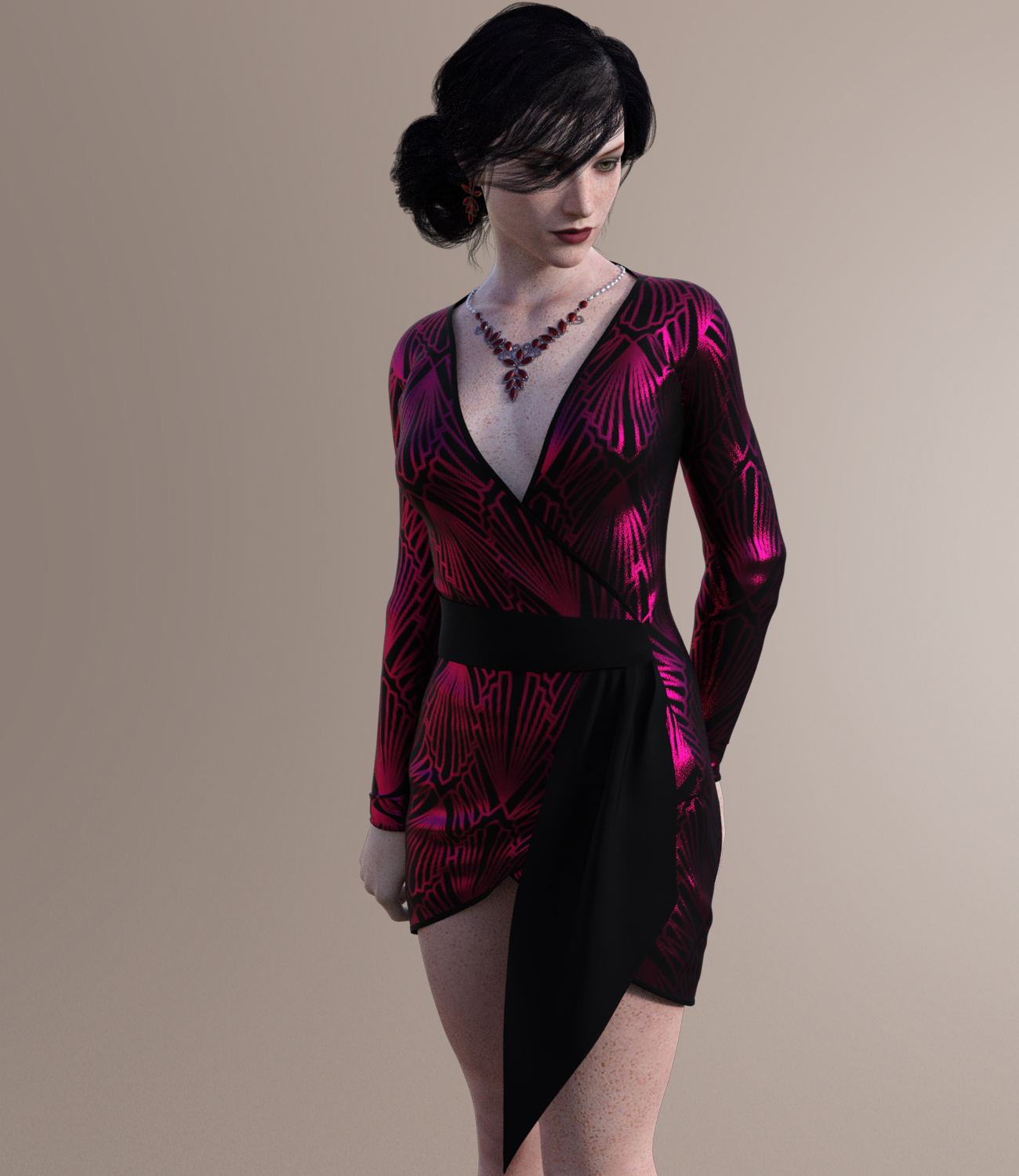 sexy Bodycon Dress for genesis 8 female by N/A
