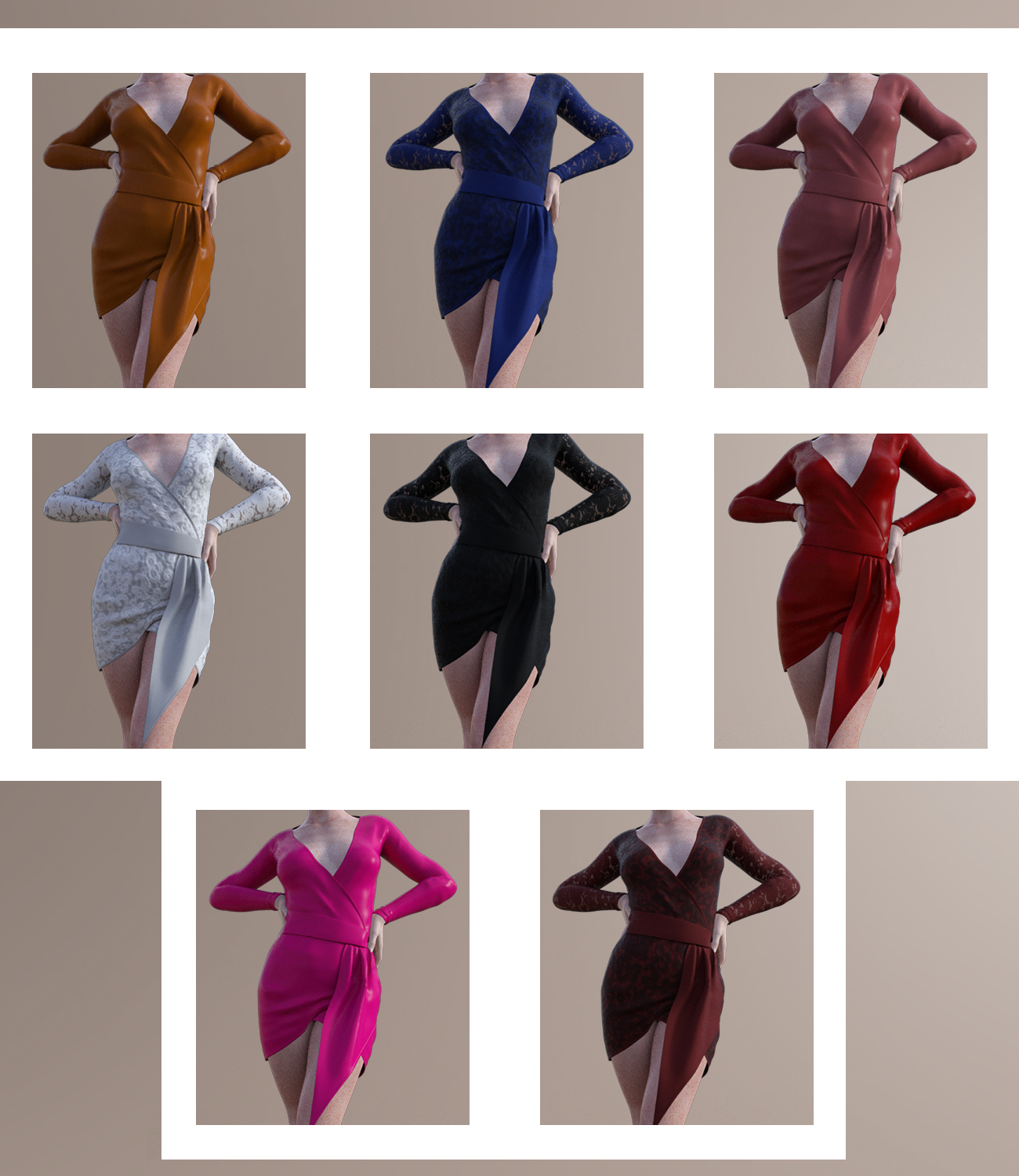 sexy Bodycon Dress for genesis 8 female by N/A