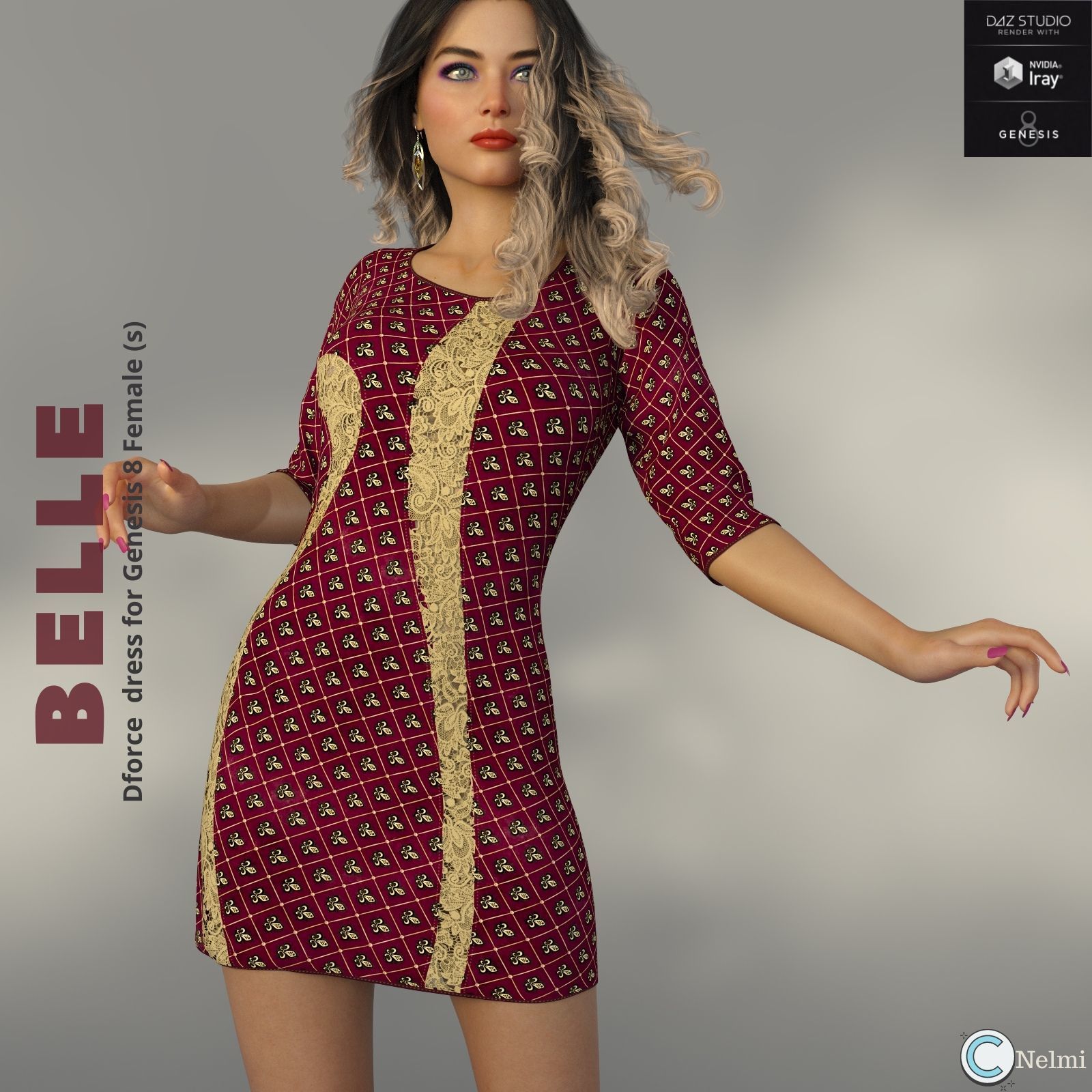 Belle Dress G8F by N/A