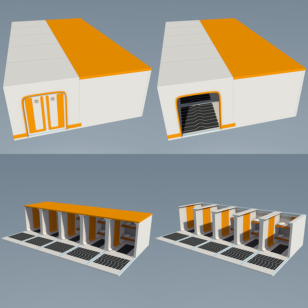 SF Barracks for Daz studio by N/A
