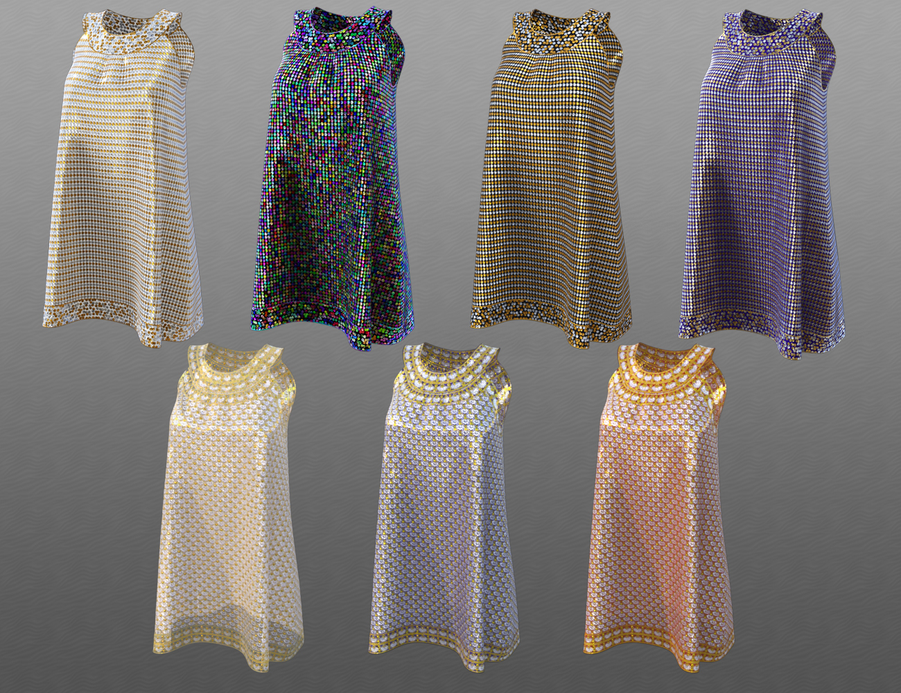 dForce Halter Neckline Dress for Genesis 8 Female by N/A