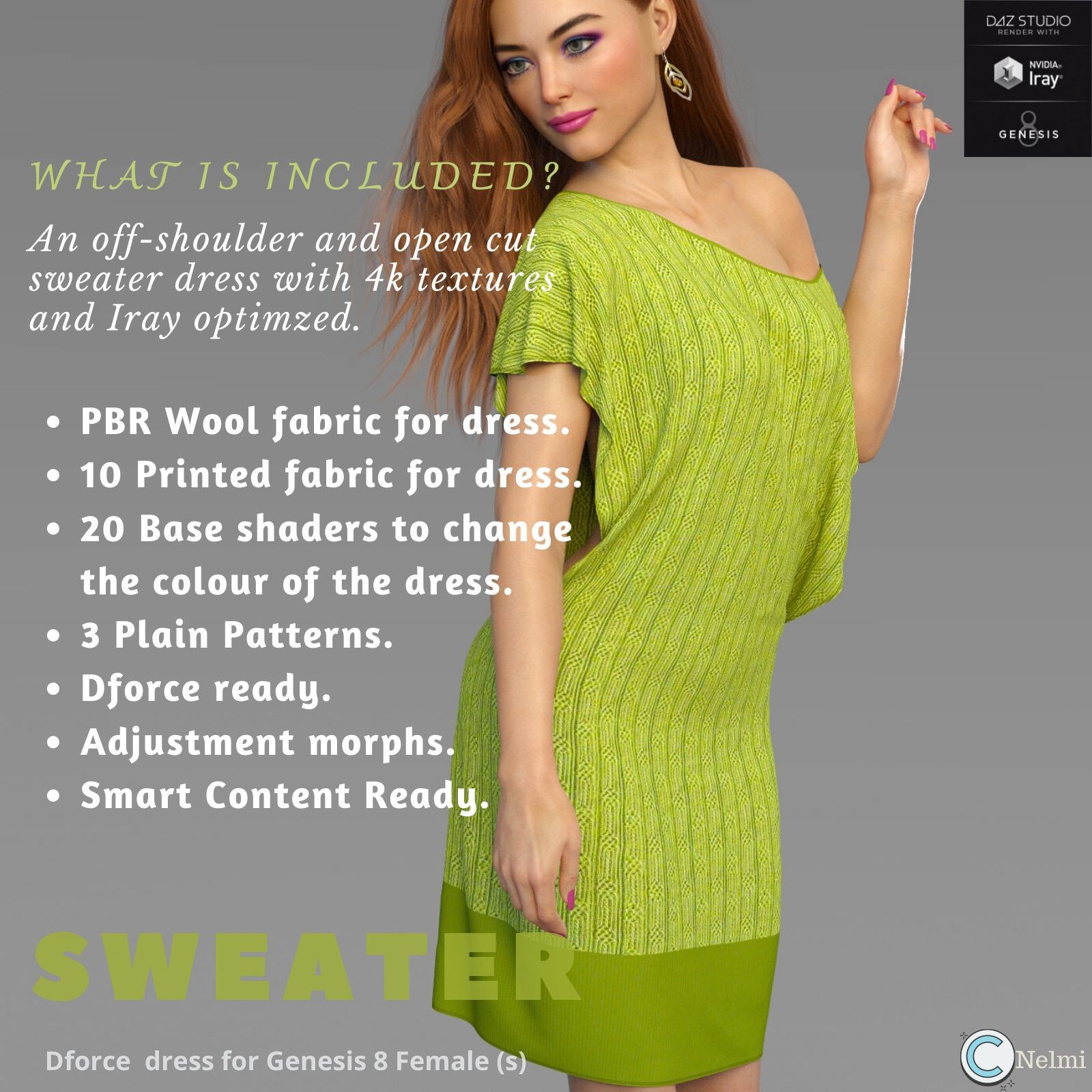 Sweater Dress G8F by N/A