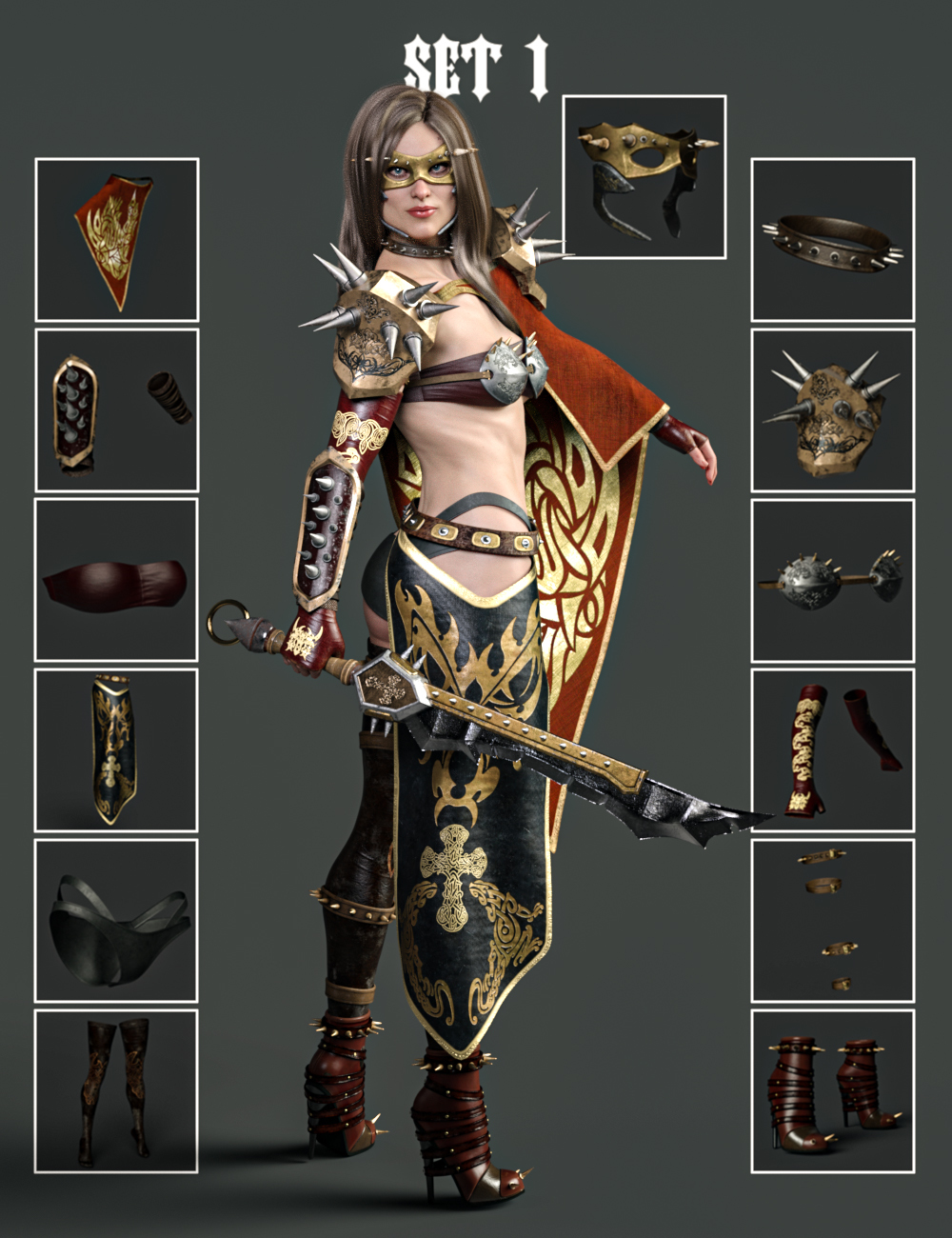 S3D Dark Fantasy Textures for Silk Shadow by N/A