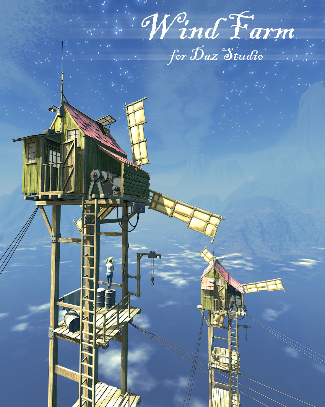 Wind Farm for Daz studio by N/A