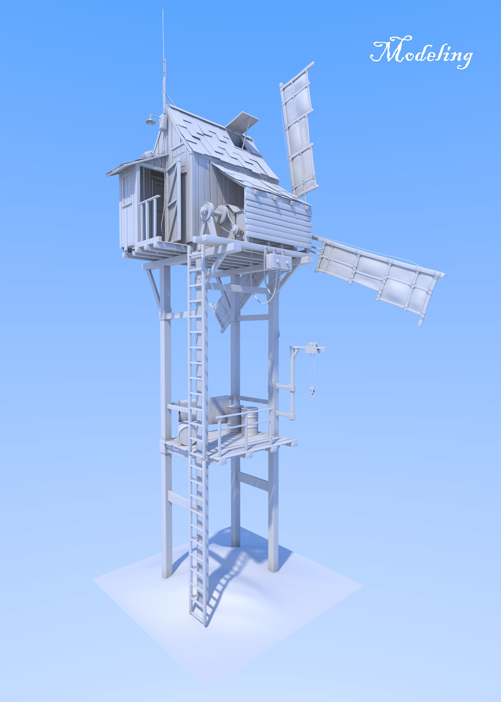 Wind Farm for Daz studio by N/A