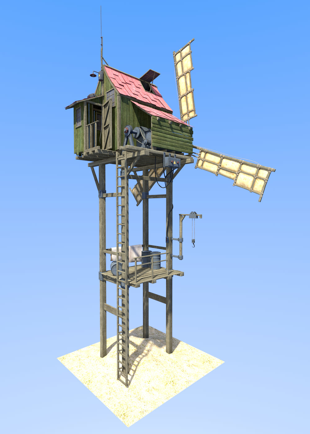Wind Farm for Daz studio by N/A