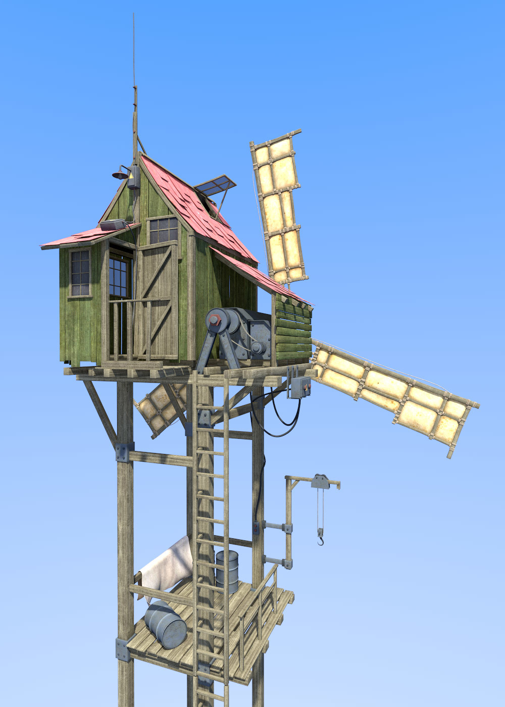 Wind Farm for Daz studio by N/A