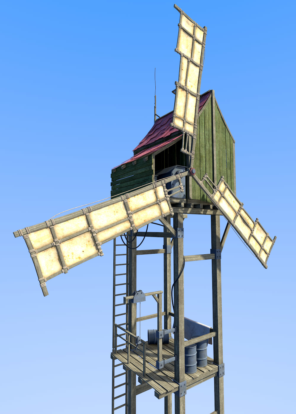 Wind Farm for Daz studio by N/A