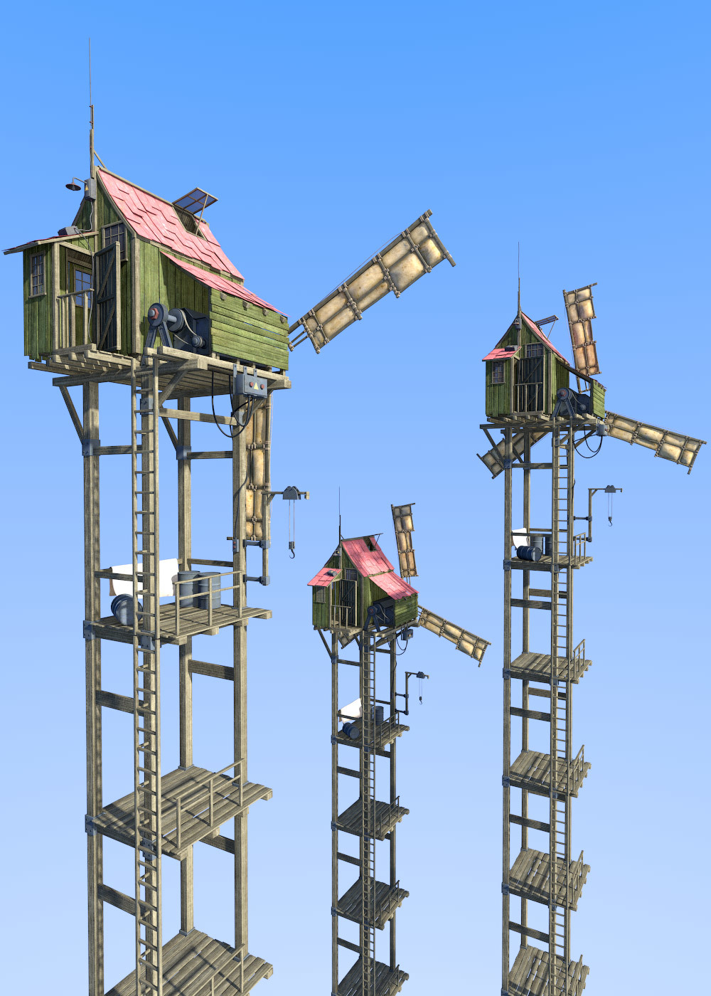 Wind Farm for Daz studio by N/A
