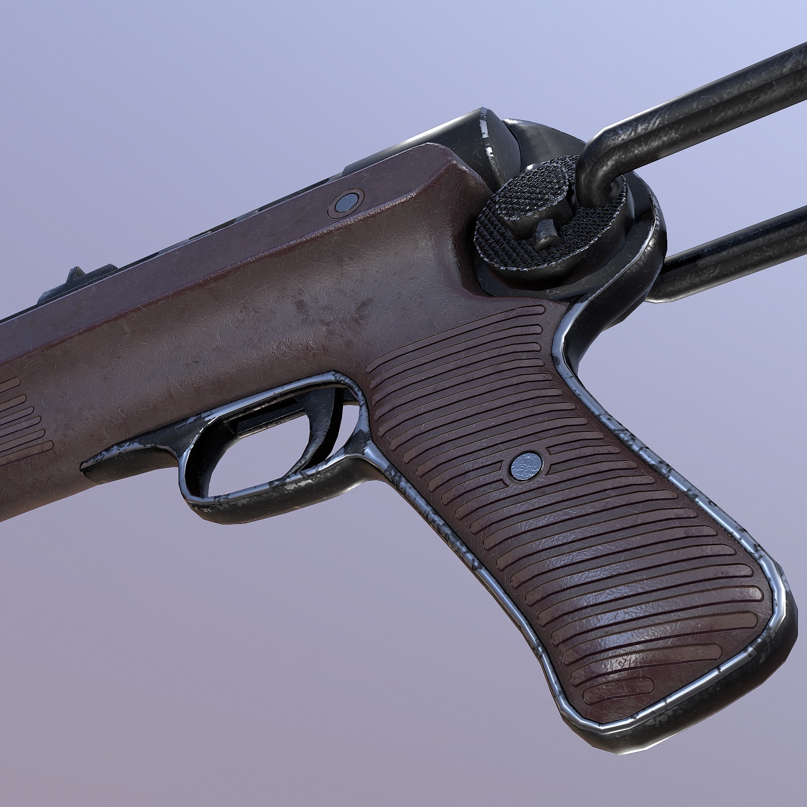 Submachine Gun mp 38 40 3d model -Extended License by N/A