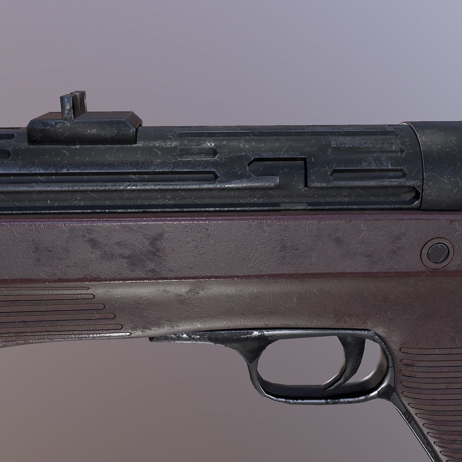 Submachine Gun mp 38 40 3d model -Extended License by N/A
