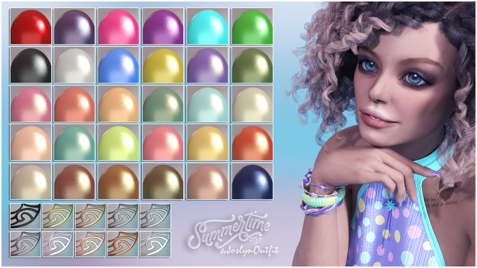 Summertime Joslyn Outfit G8F by N/A