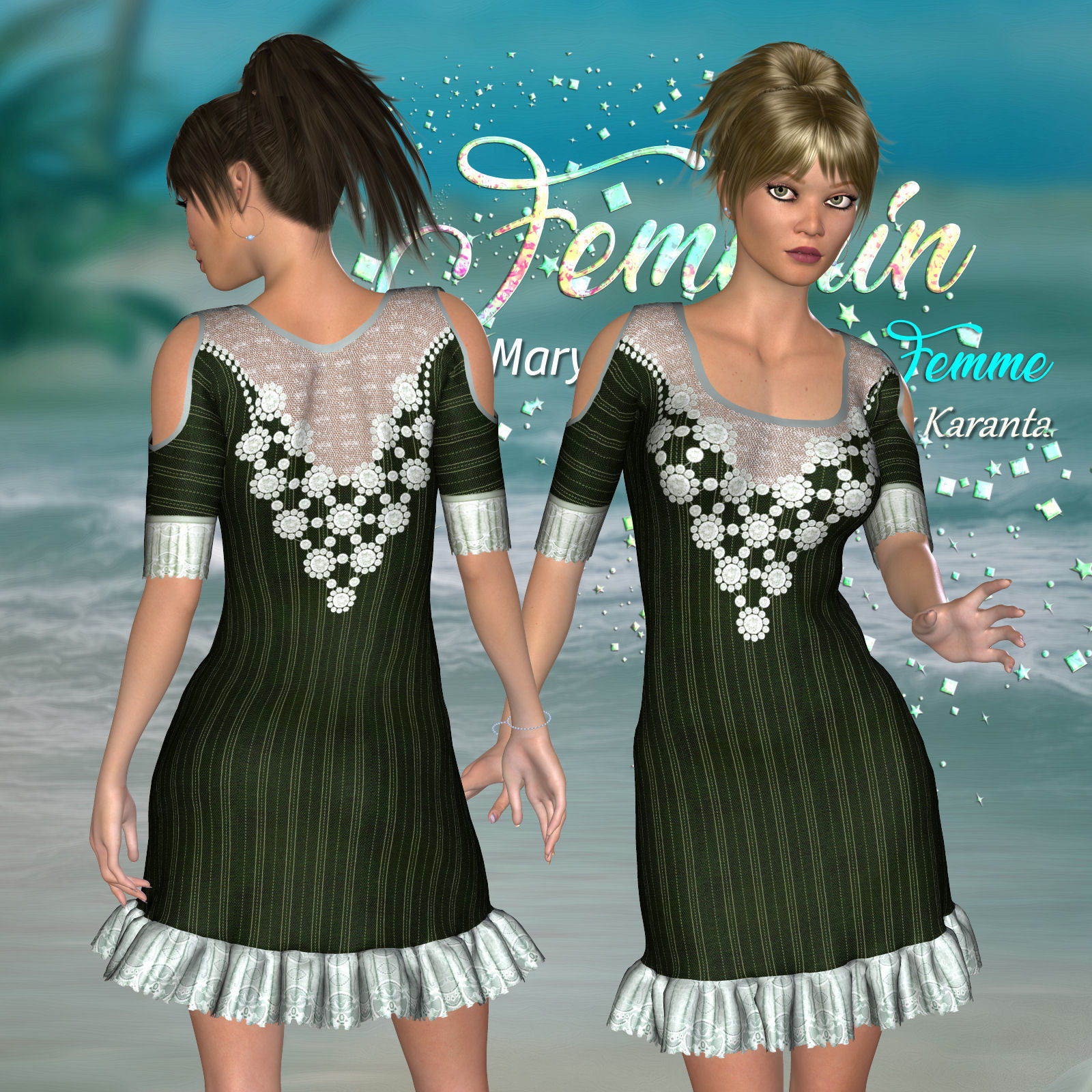 DA-Feminin for Mary Dress by N/A
