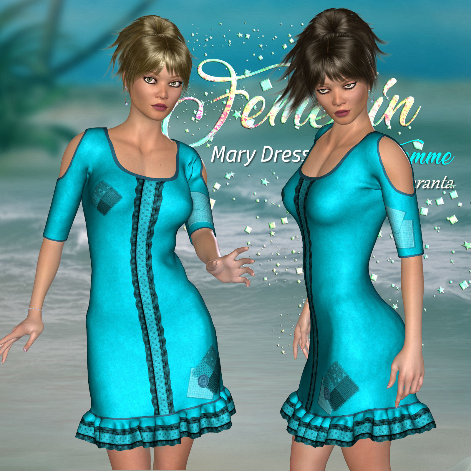 DA-Feminin for Mary Dress by N/A