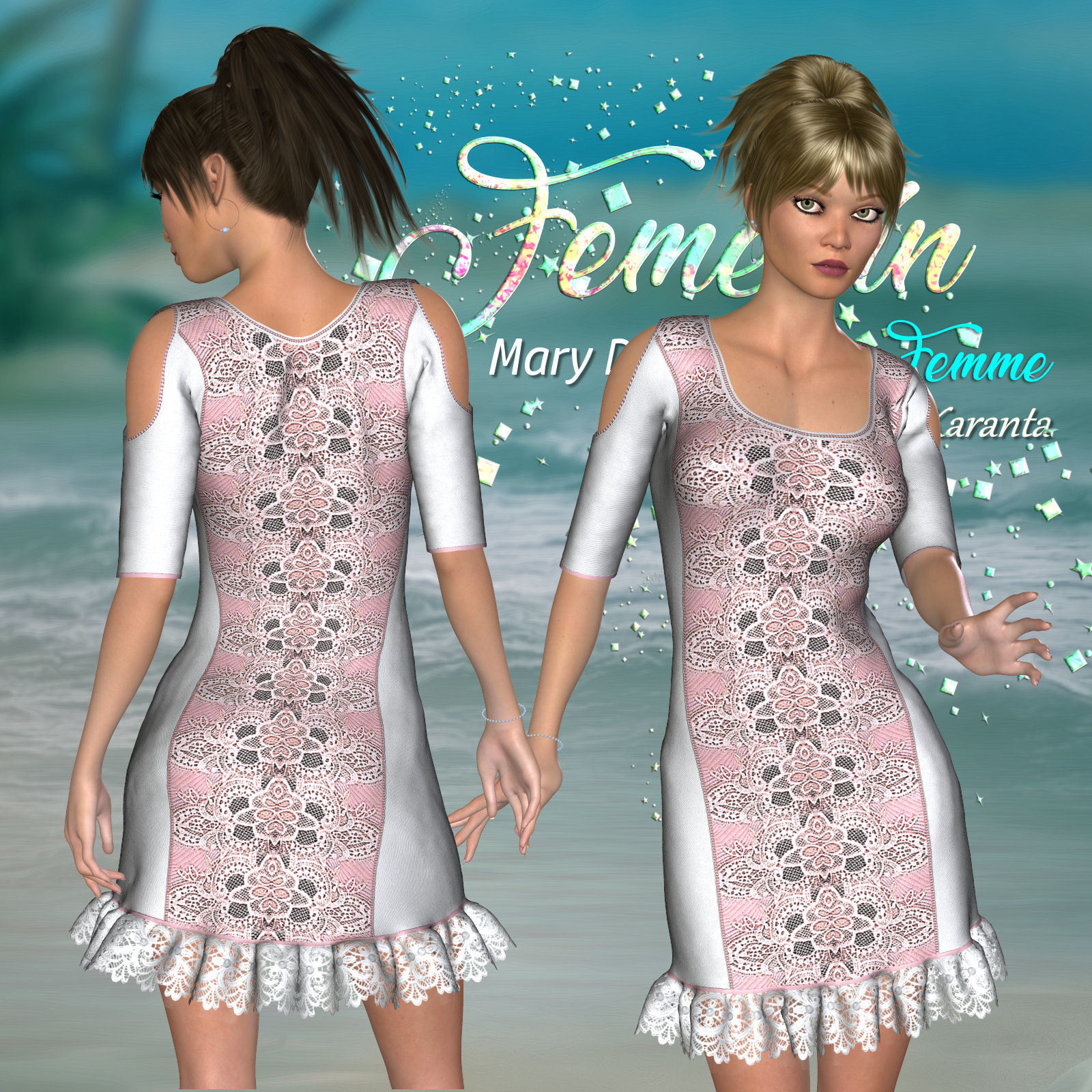 DA-Feminin for Mary Dress by N/A