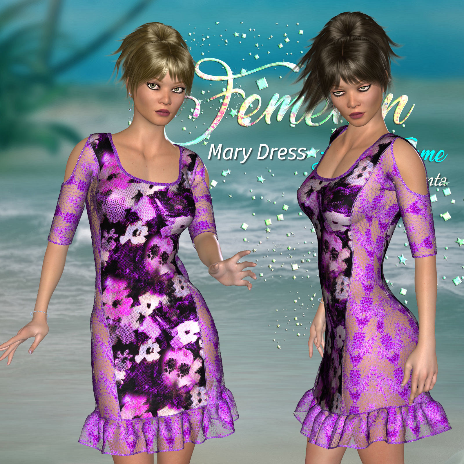 DA-Feminin for Mary Dress by N/A