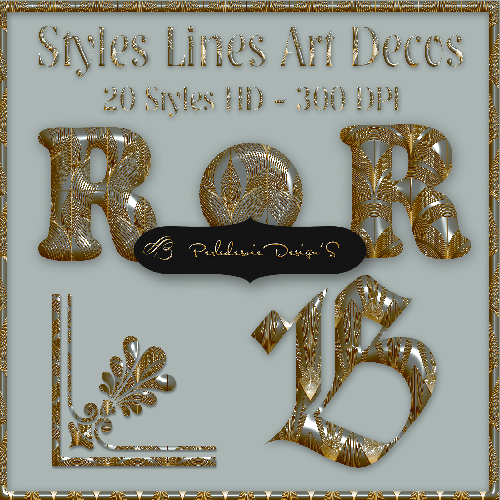 Styles Lines Art Decos by N/A
