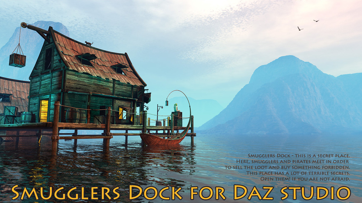 Smugglers Dock for Daz studio by N/A
