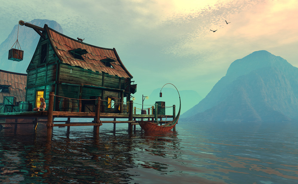 Smugglers Dock for Daz studio by N/A