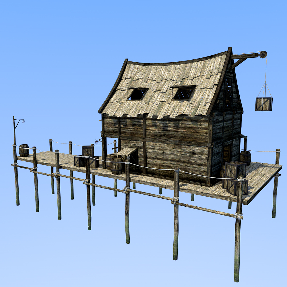 Smugglers Dock for Daz studio by N/A