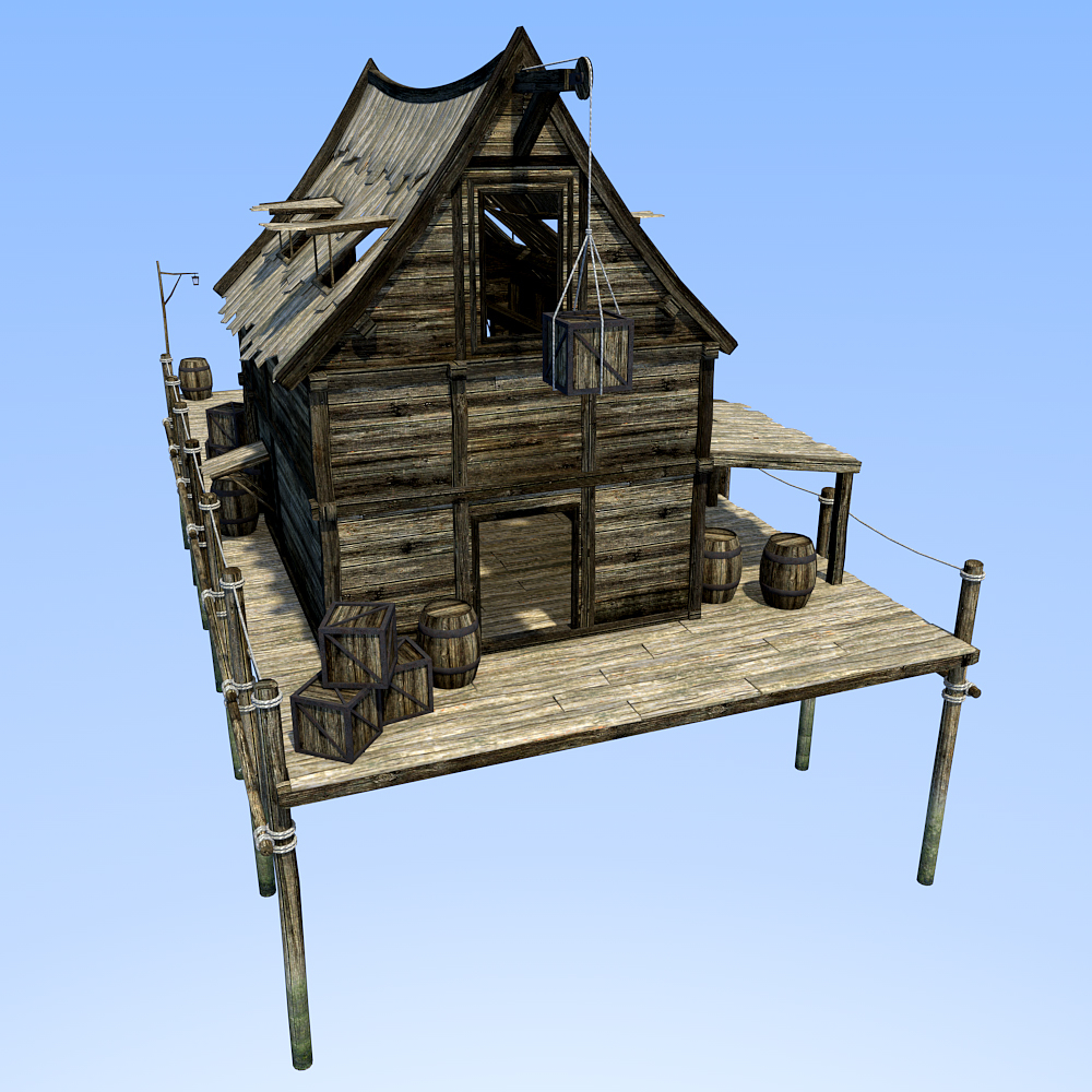 Smugglers Dock for Daz studio by N/A