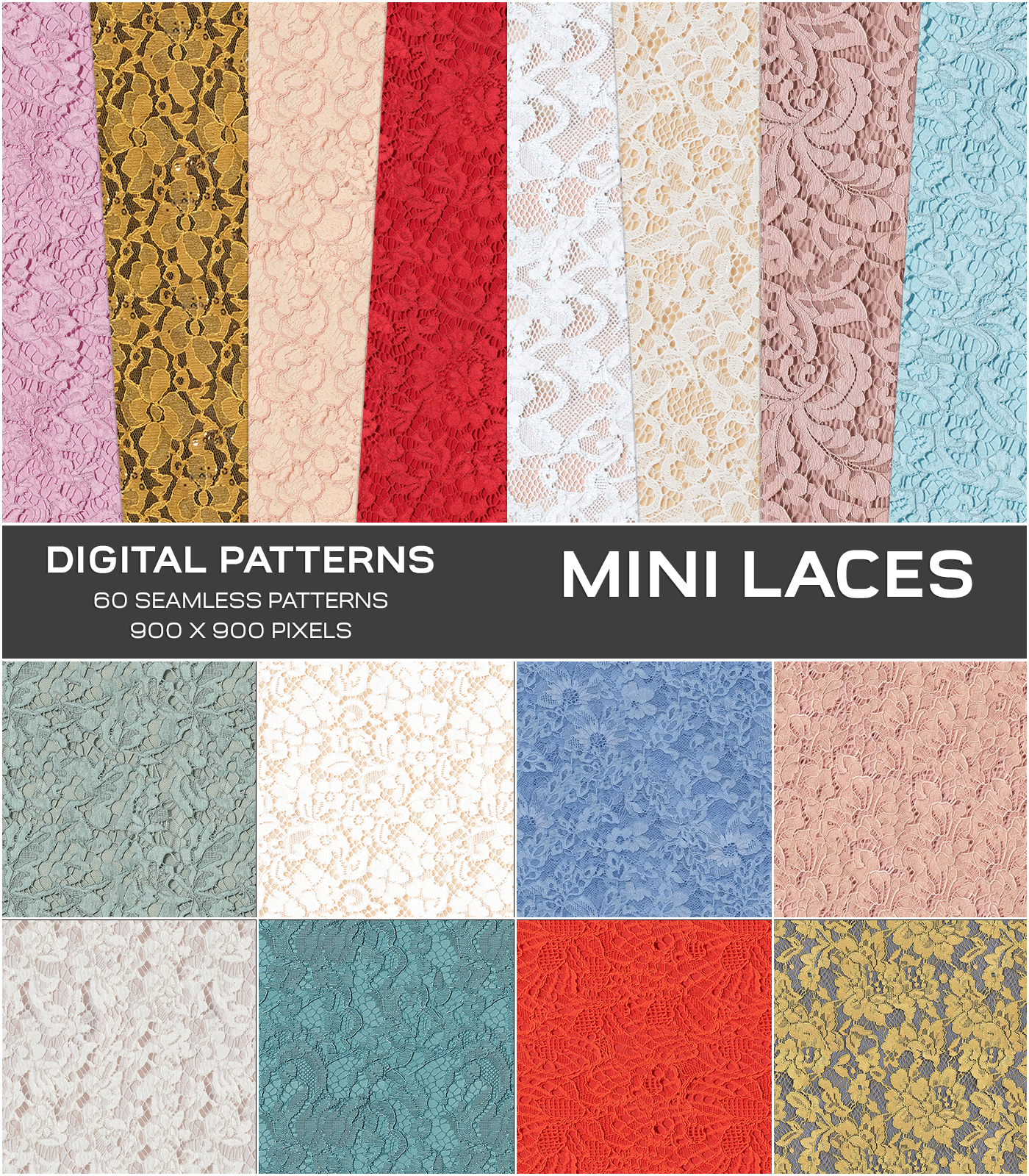 Digital Patterns - Mini Laces by N/A