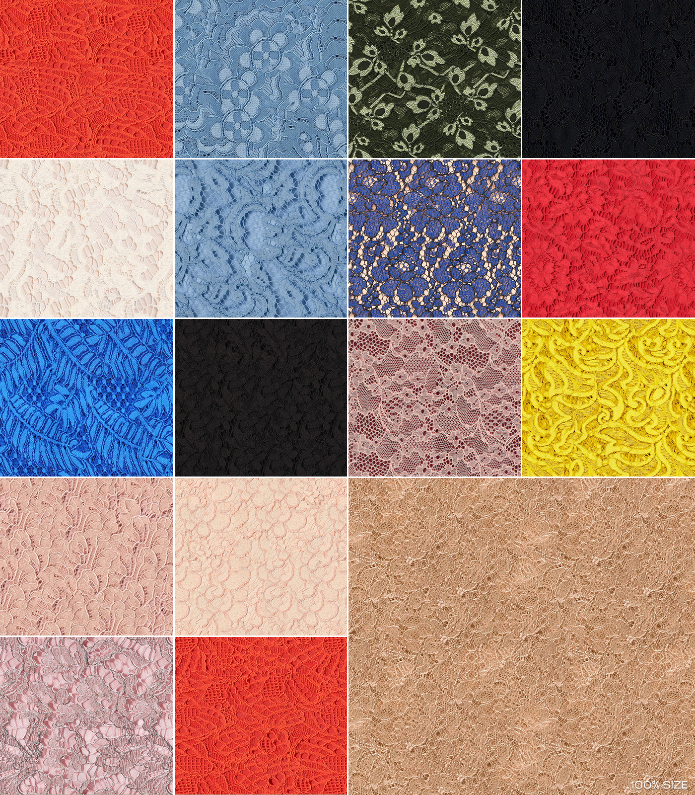 Digital Patterns - Mini Laces by N/A