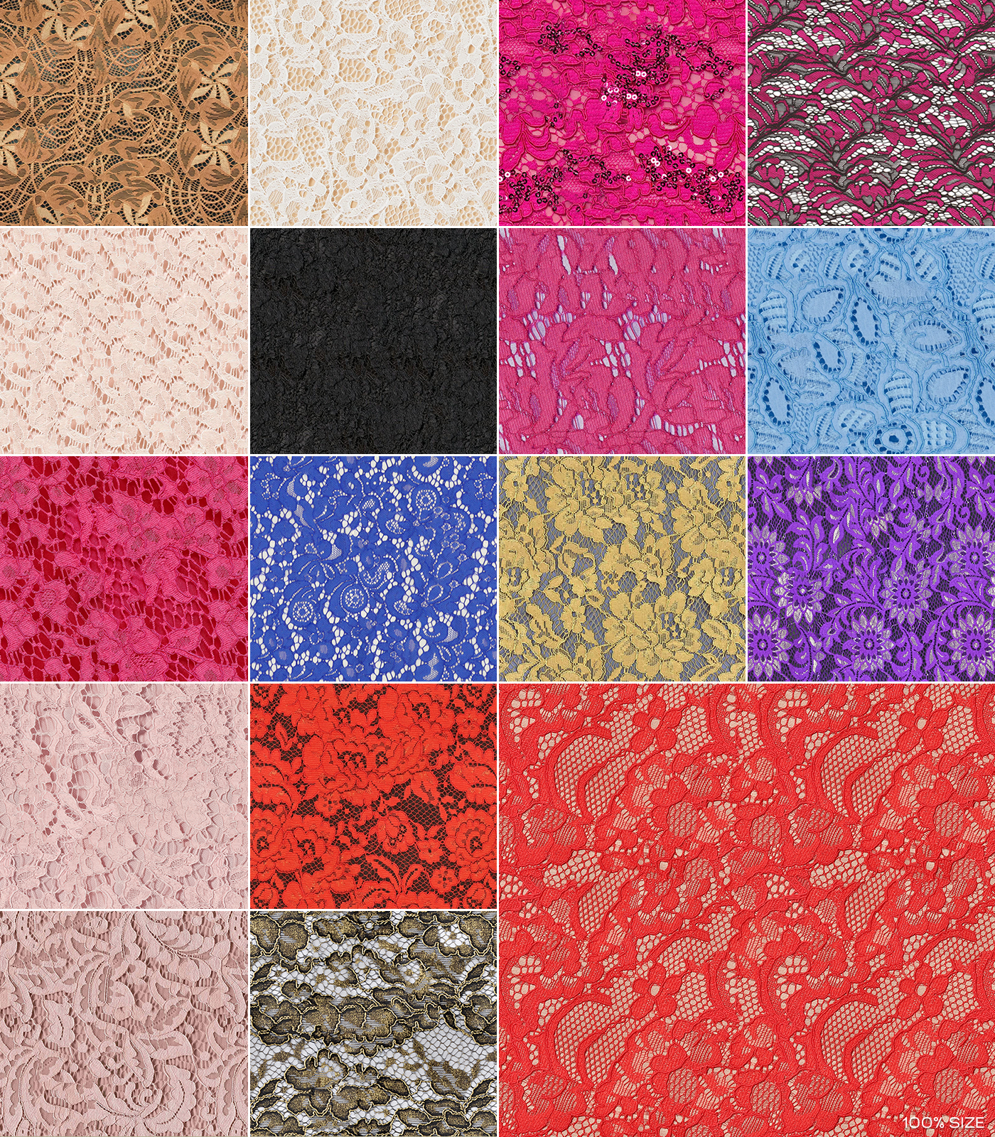 Digital Patterns - Mini Laces by N/A