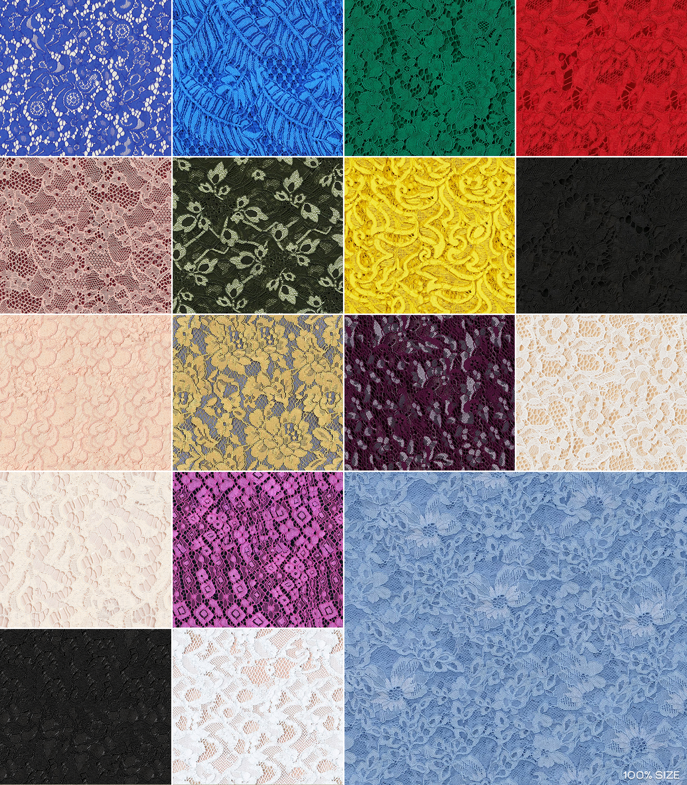 Digital Patterns - Mini Laces by N/A