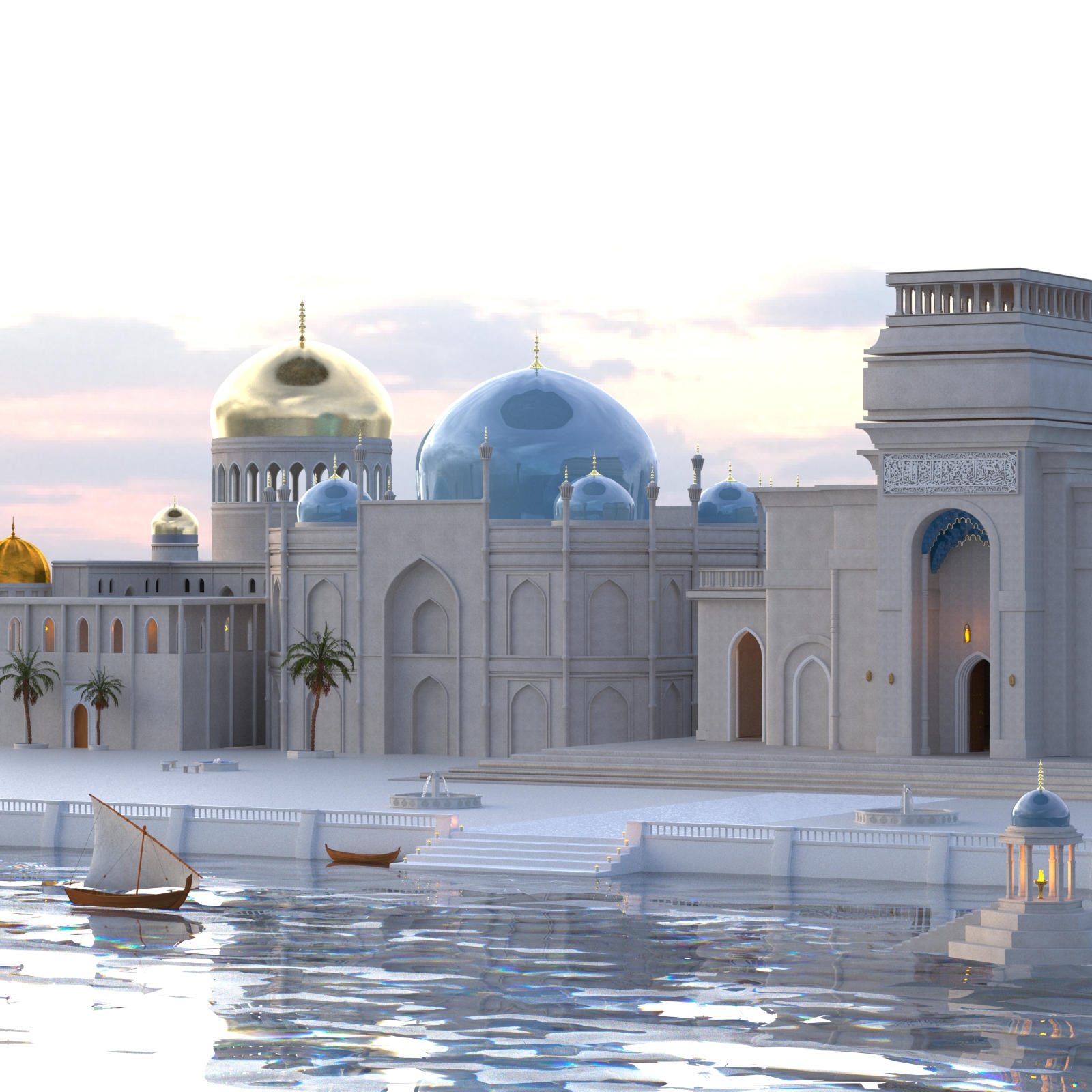 Ancient Persia Kitbash - River Group by N/A