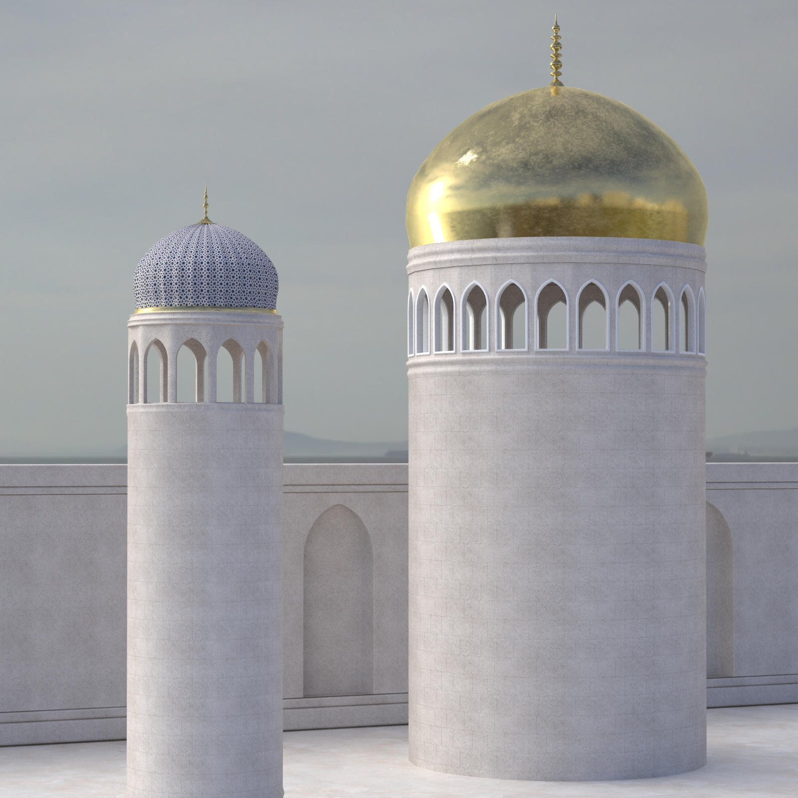 Ancient Persia Kitbash - River Group by N/A