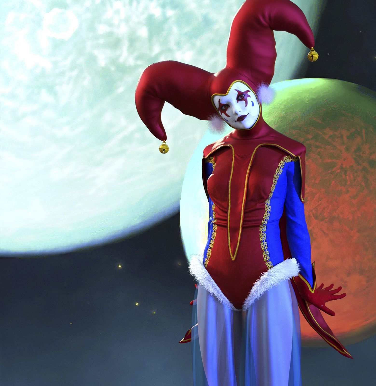 DForce Moon Harlequin for G8F by N/A