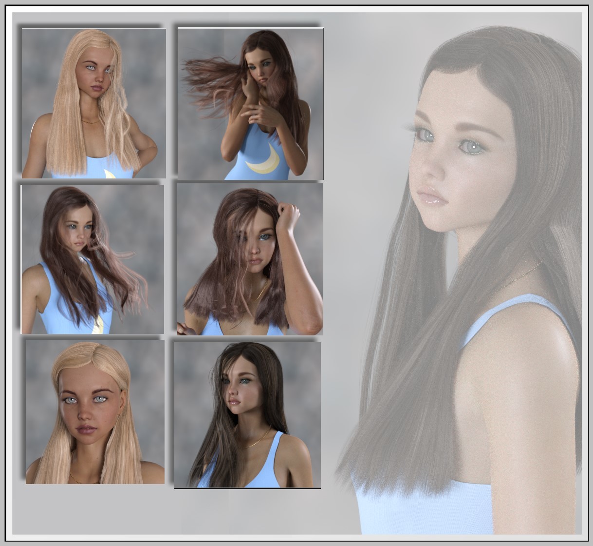 Quick-Click- Paloma Hair by N/A