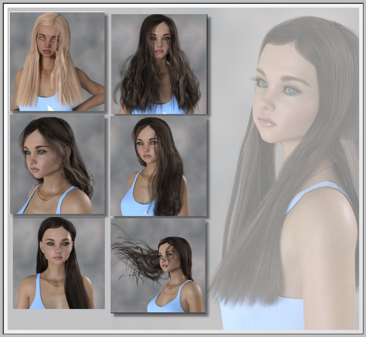 Quick-Click- Paloma Hair by N/A