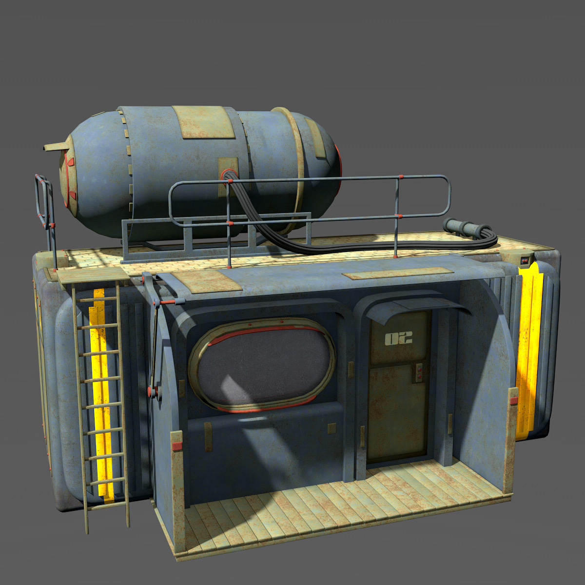 Container Houses Set for Daz Studio by N/A