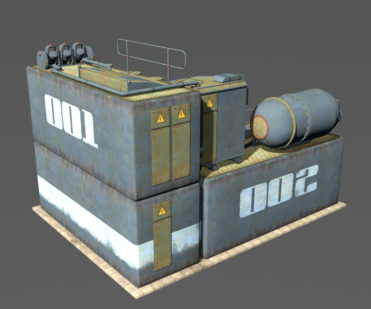 Container Houses Set for Daz Studio by N/A