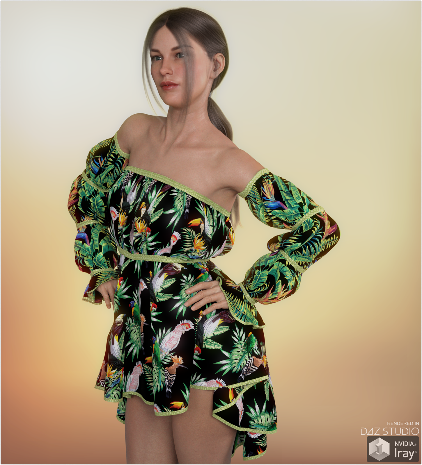 Daz Iray - Tropical Silks by N/A