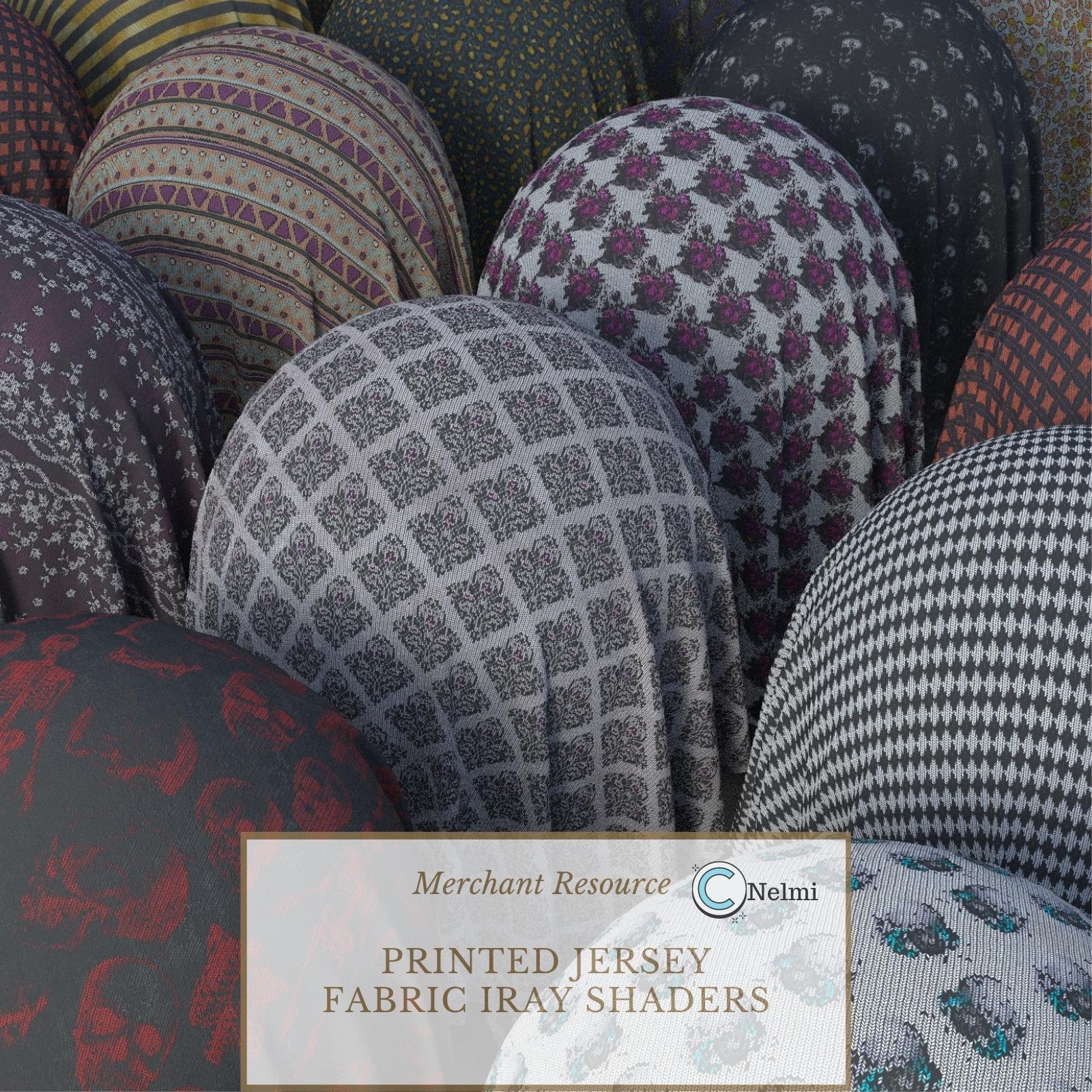 Printed Knitted Jersey Iray Shaders by N/A