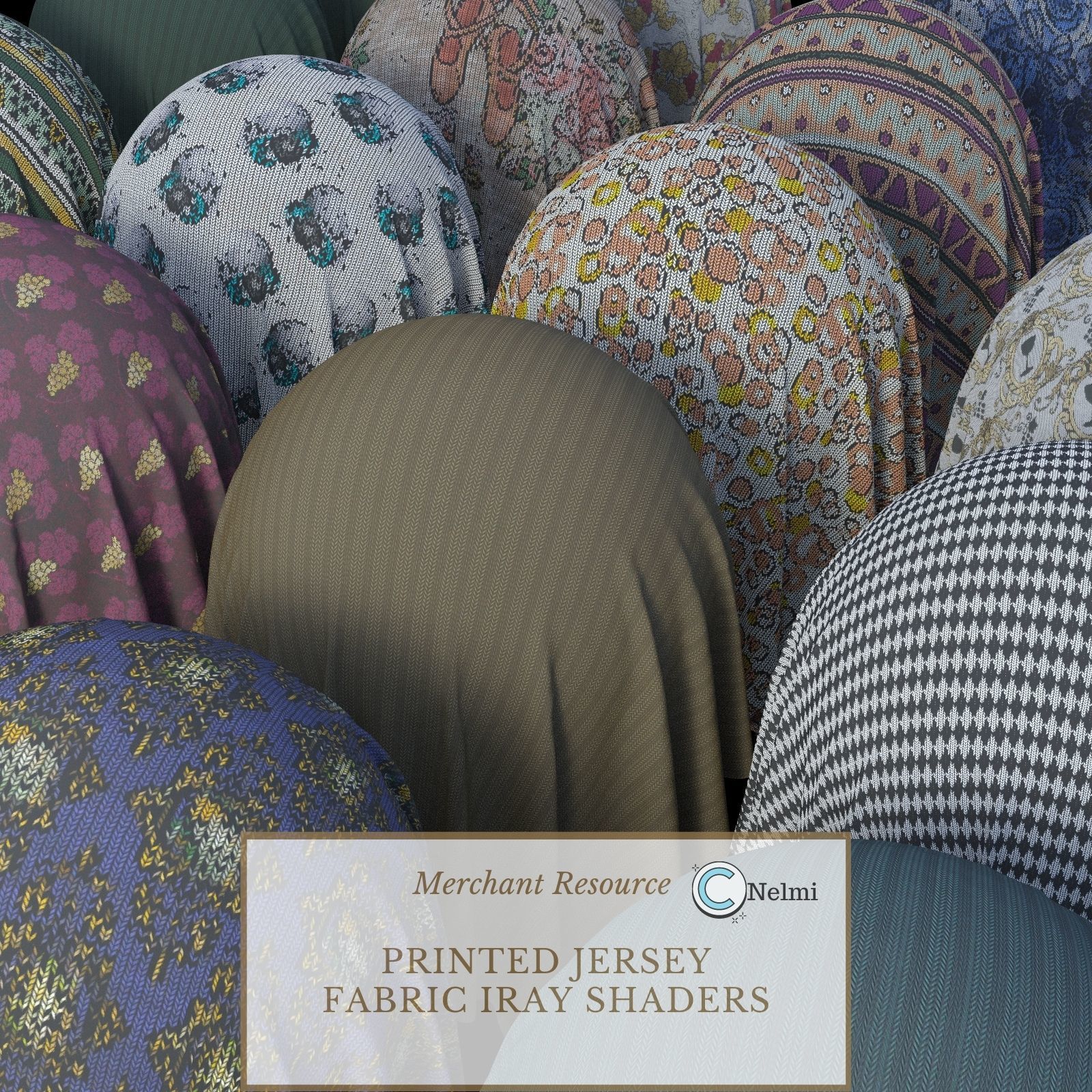 Printed Knitted Jersey Iray Shaders by N/A