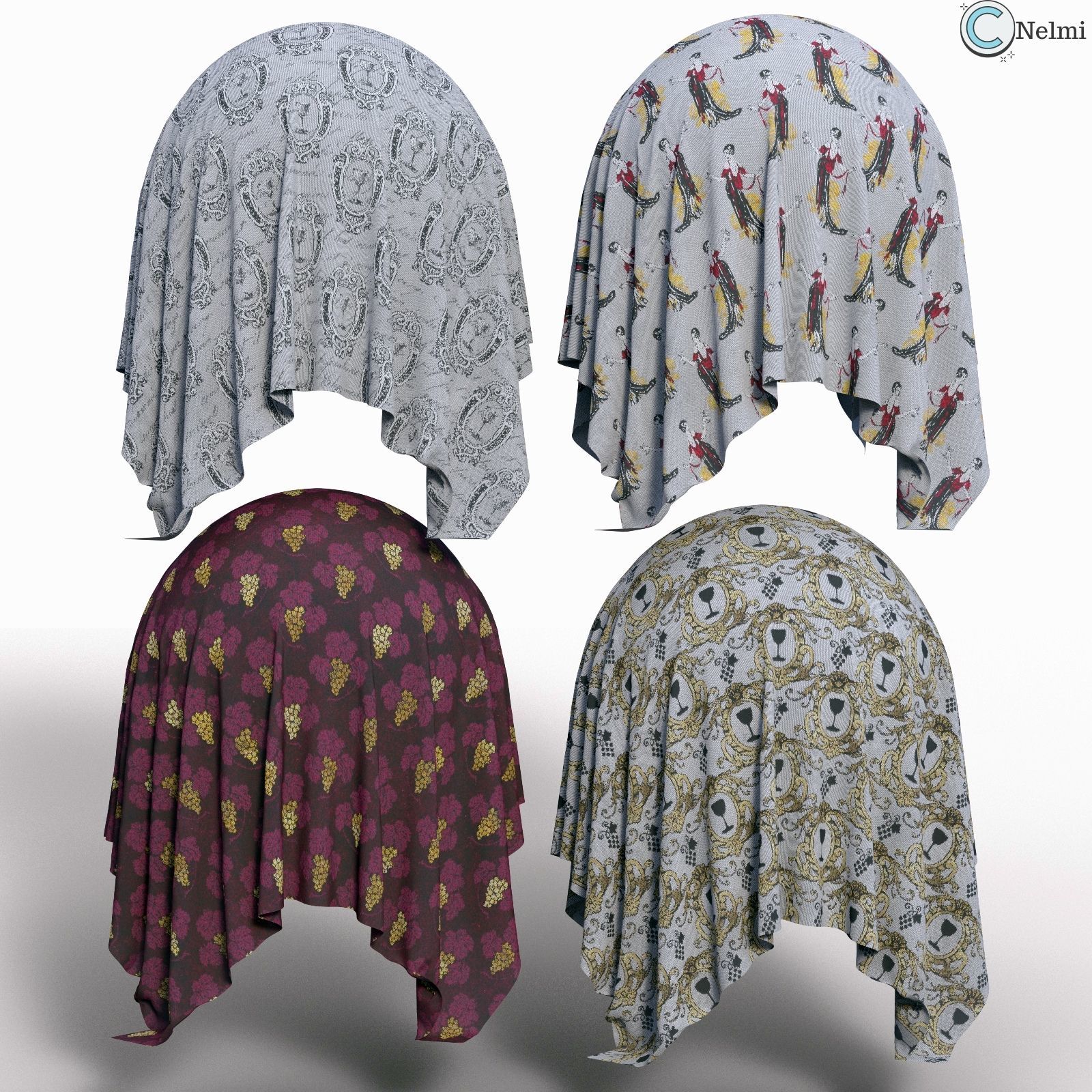 Printed Knitted Jersey Iray Shaders by N/A