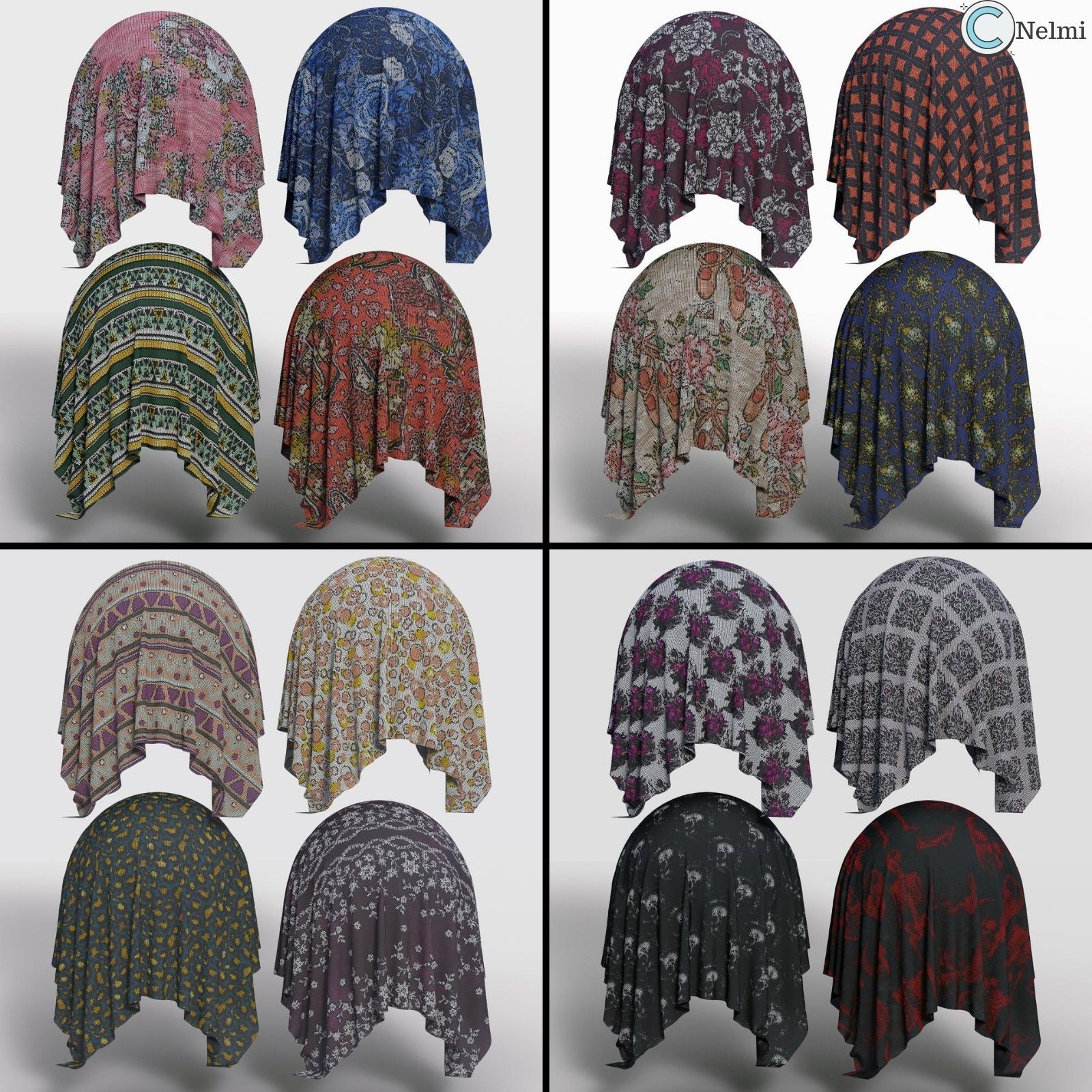Printed Knitted Jersey Iray Shaders by N/A