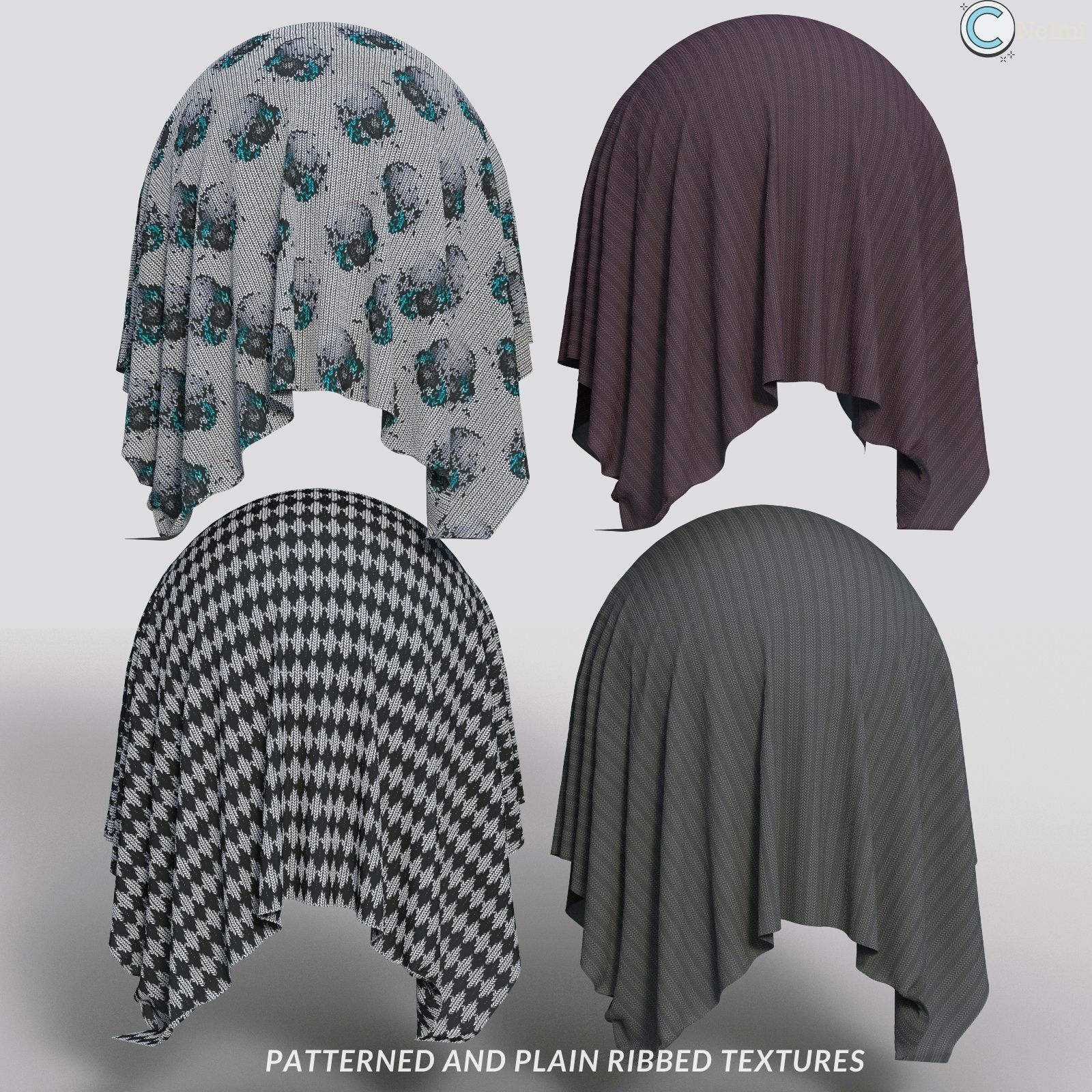 Printed Knitted Jersey Iray Shaders by N/A