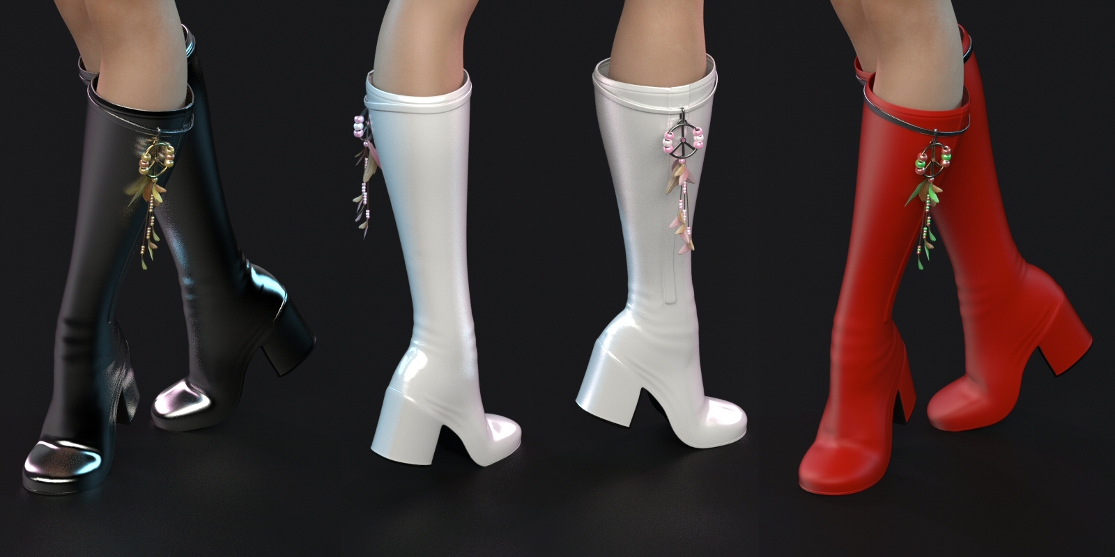 La Hippie Boots by N/A