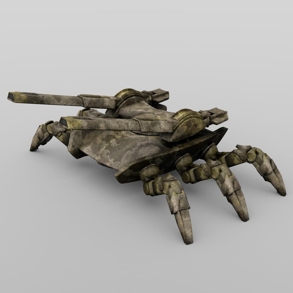Spider Tank for DAZ Studio by N/A