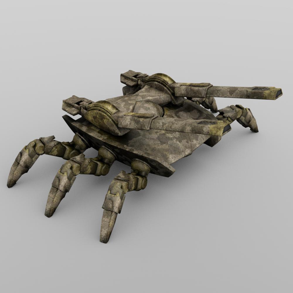 Spider Tank for DAZ Studio by N/A