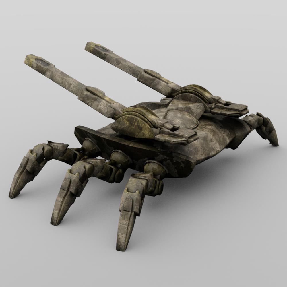 Spider Tank for DAZ Studio by N/A