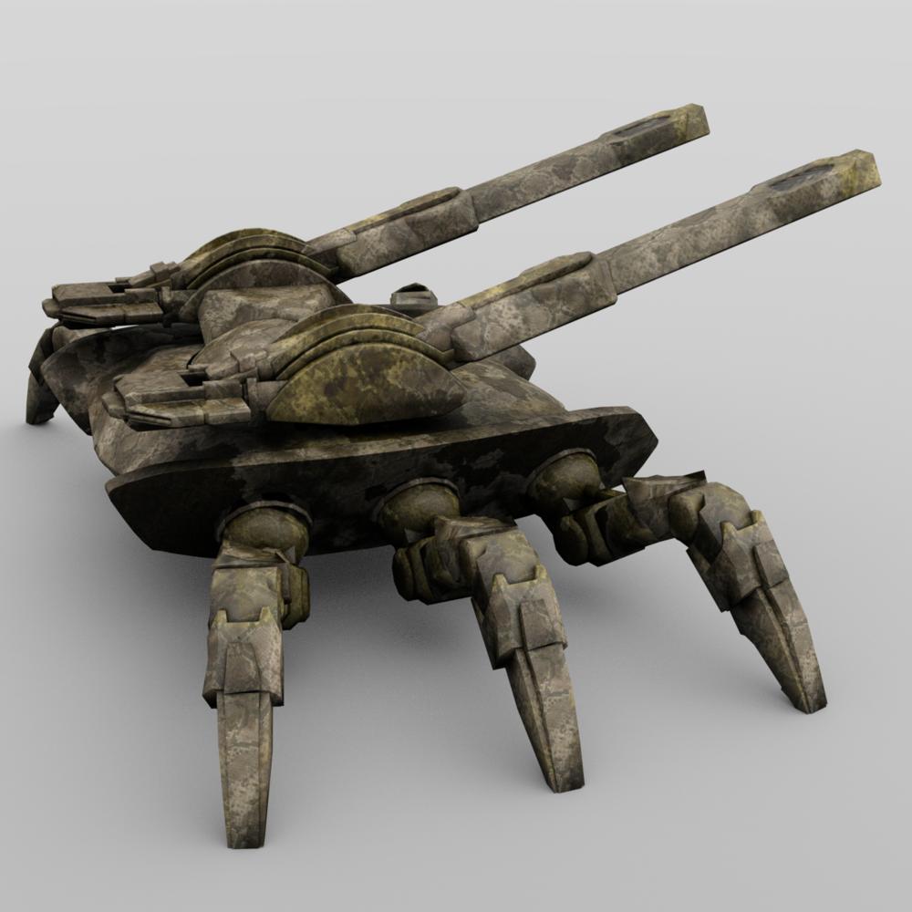 Spider Tank for DAZ Studio by N/A