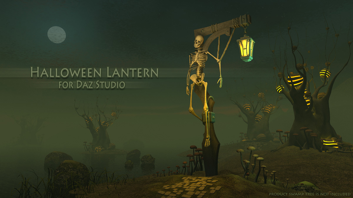 Halloween Lantern for Daz Studio by N/A
