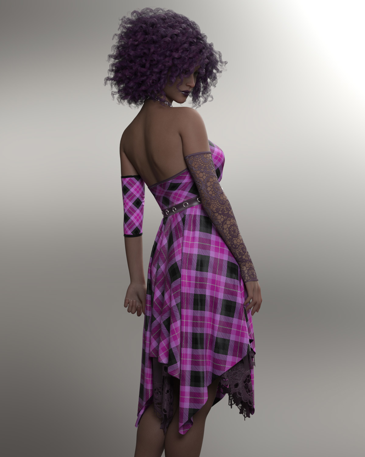 Goth N Bothered dForce outfit for Genesis 8 Females by N/A