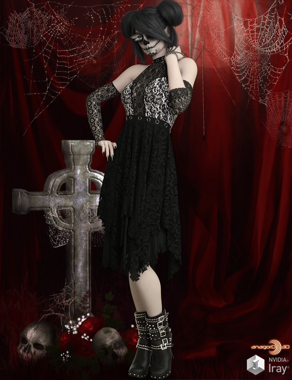 VERSUS - Goth N Bothered dForce outfit for G8F by N/A